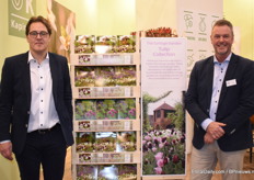 The sales specialist of Kapiteyn, Johan Bergsma and Rob de Vries, with the new Pallet in One concept.